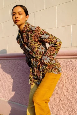 White Floral Jacket
