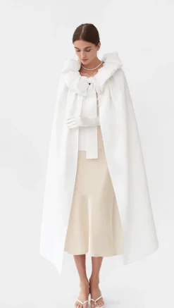 Whitewing Linen Cape