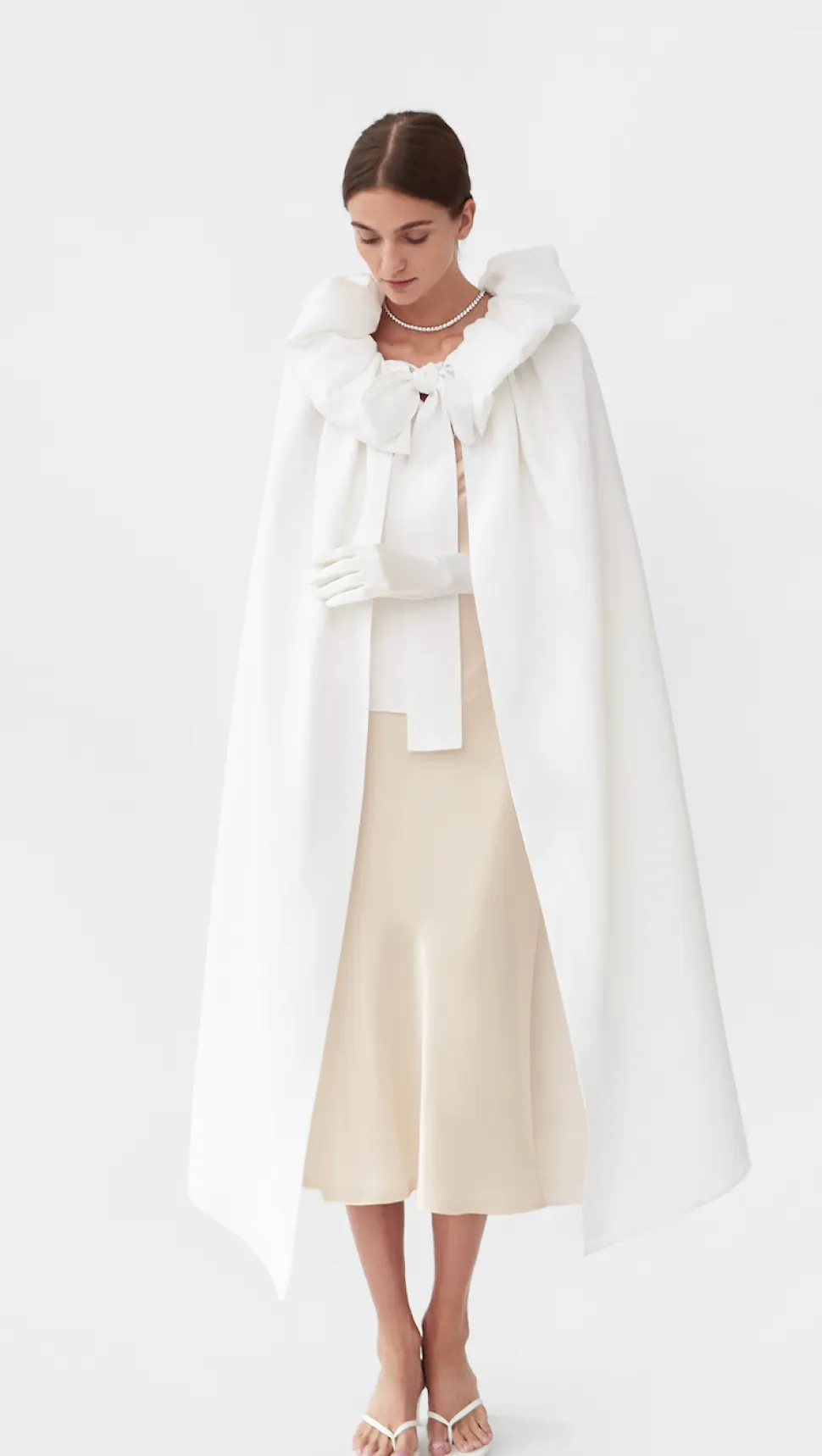 Whitewing Linen Cape
