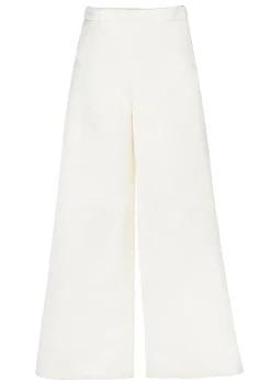 Wide Leg Cropped Trouser