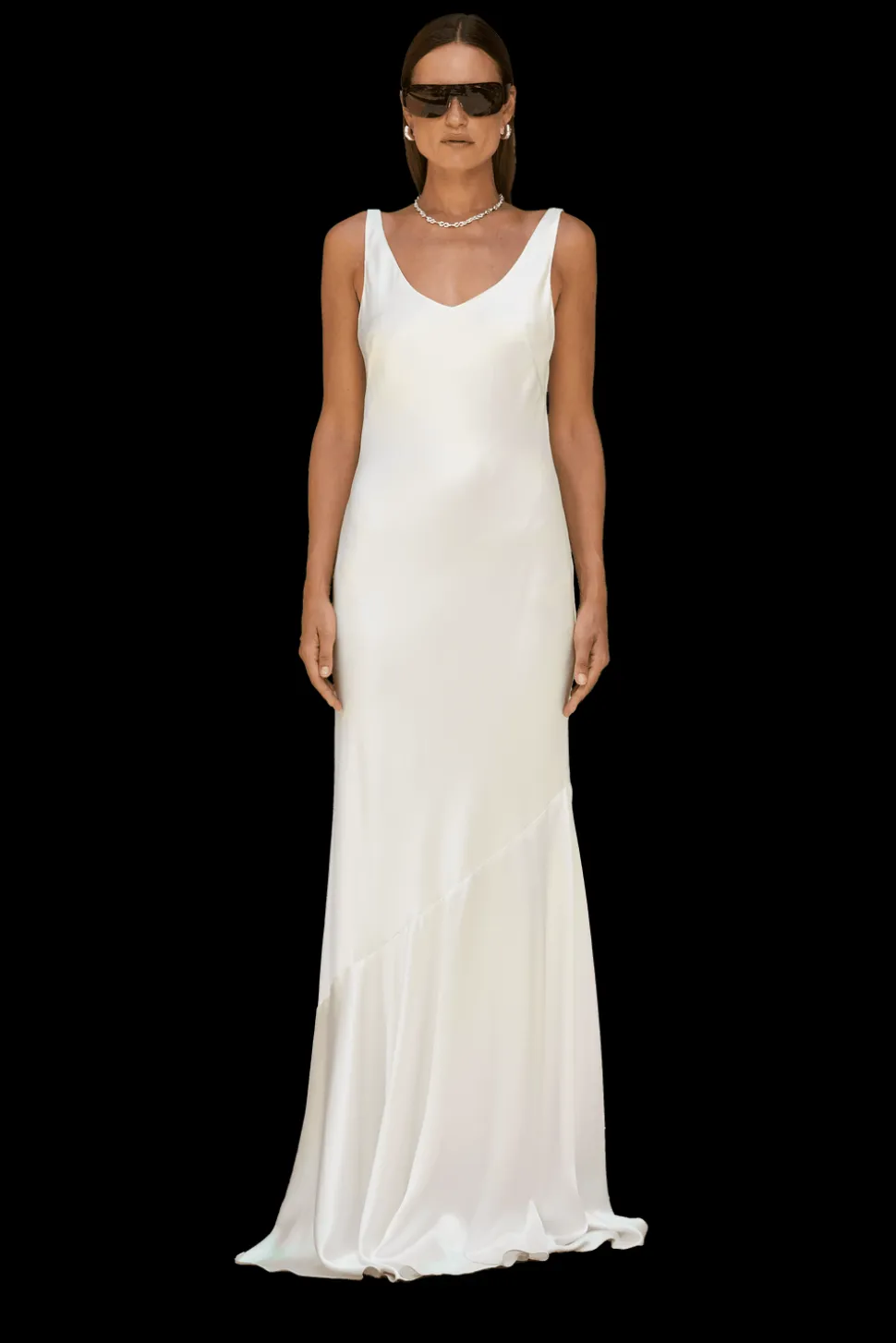 Wide Strap Slip with Asymmetric Seam | STYLE 032
