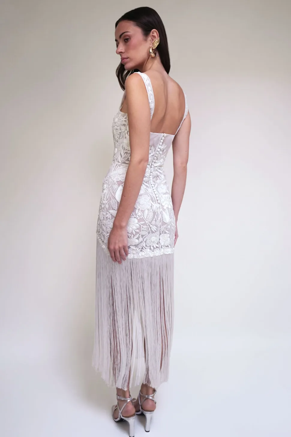Wild Rose Tassel Mini Dress