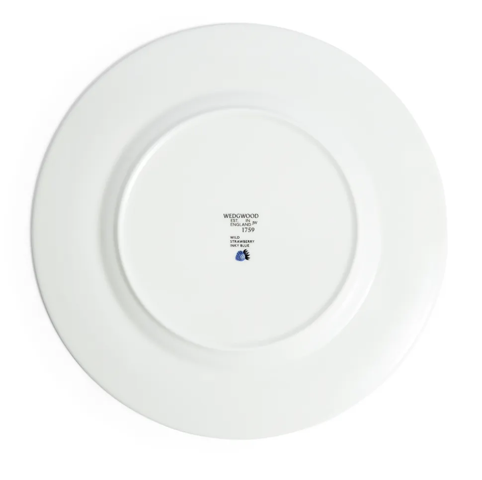Wild Strawberry Inky Blue Plate 10.7in
