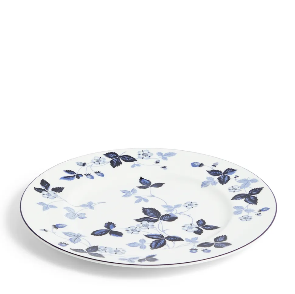 Wild Strawberry Inky Blue Plate 10.7in