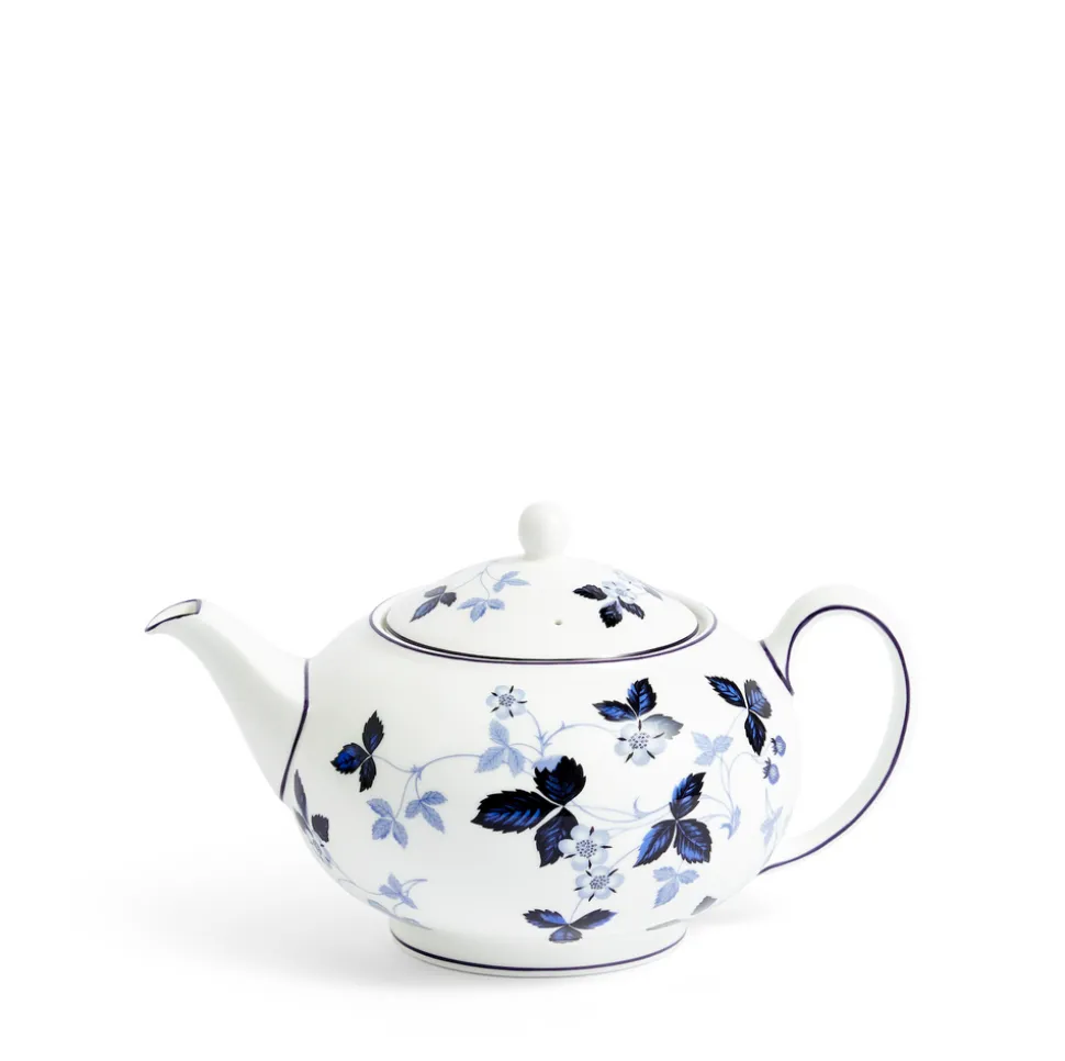 Wild Strawberry Inky Blue Teapot