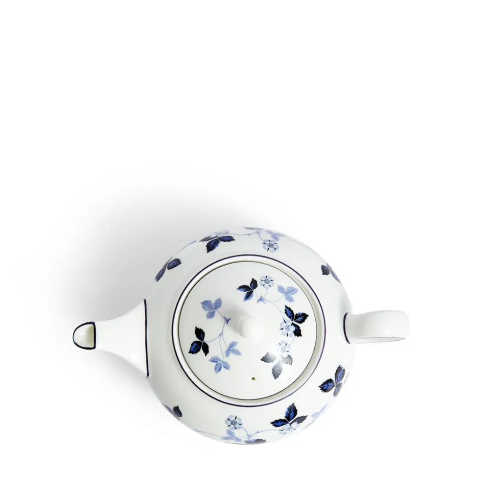 Wild Strawberry Inky Blue Teapot