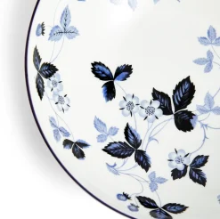 Wild Strawberry Inky Blue Dinnerware, Set of 4