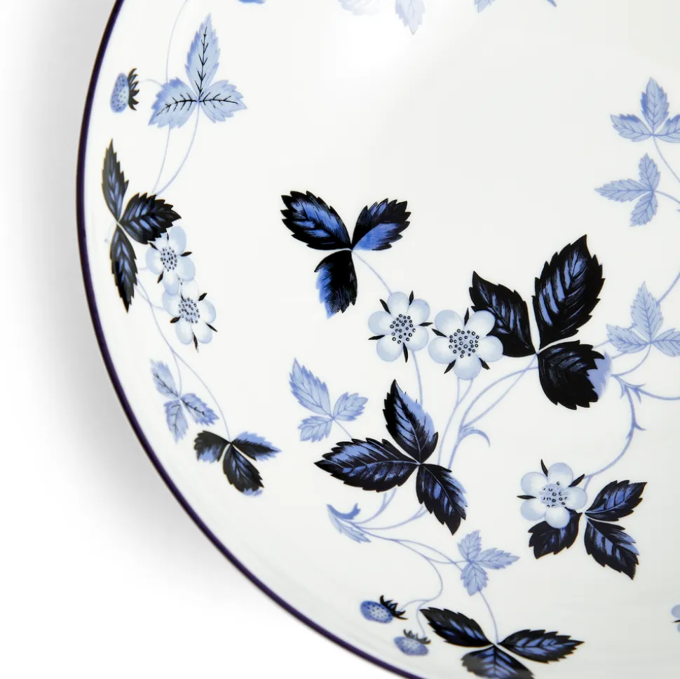 Wild Strawberry Inky Blue Dinnerware, Set of 4