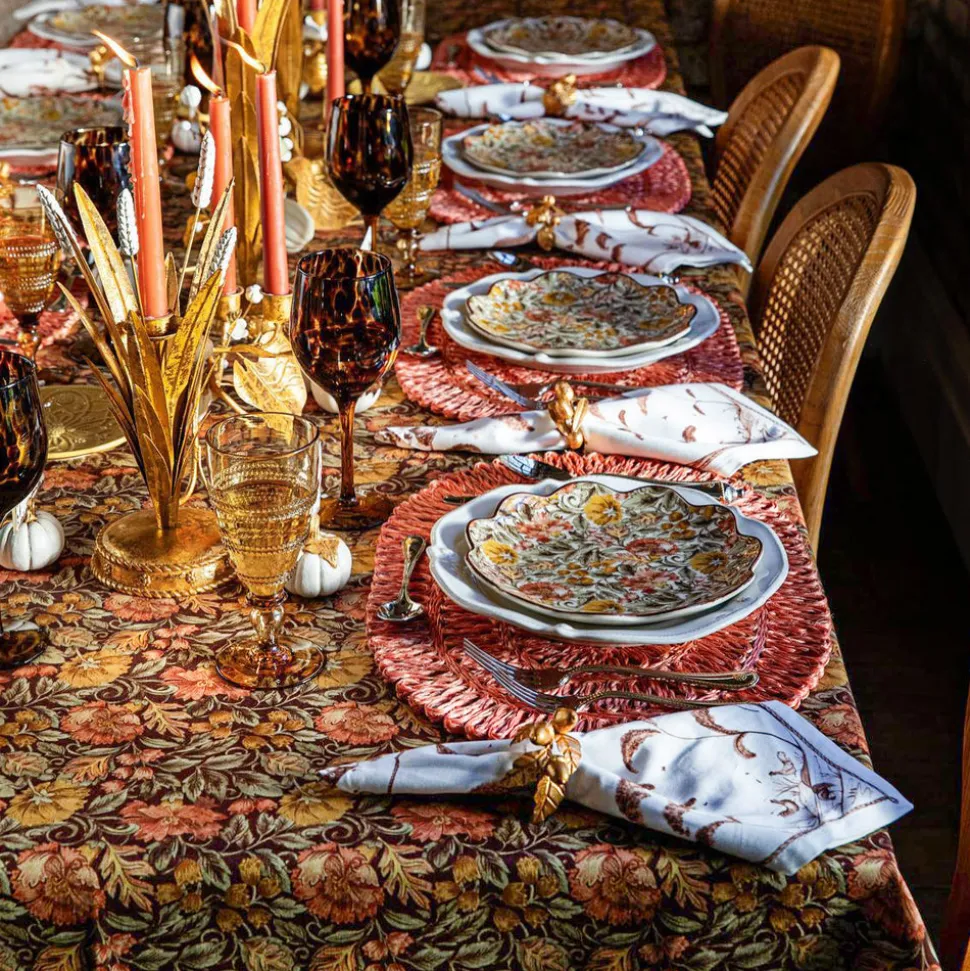 Willa 60" x 120" Tablecloth in Amber