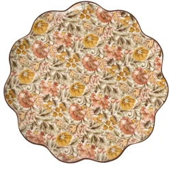 Willa Charger/Platter in Amber