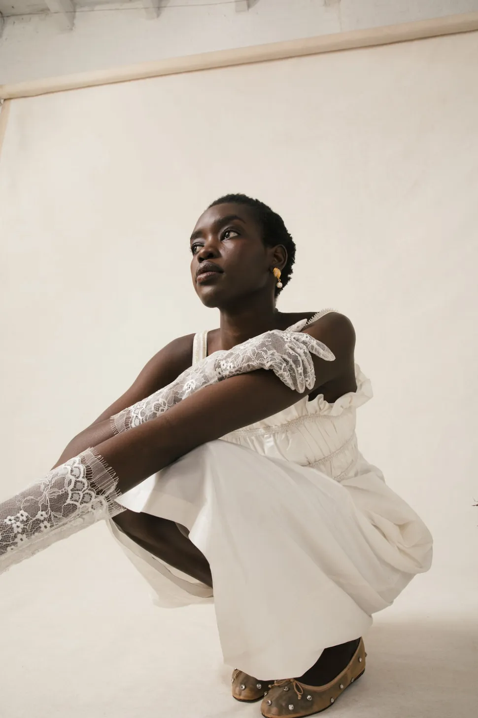 Willie Dress in Ivory