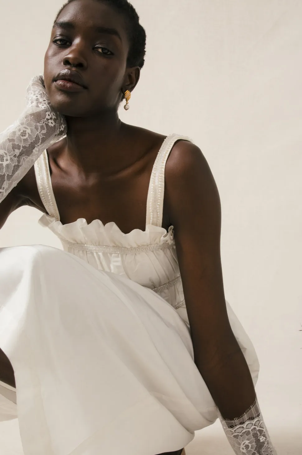 Willie Dress in Ivory