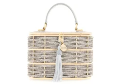 Willow Basket Woven Crystal in Champagne