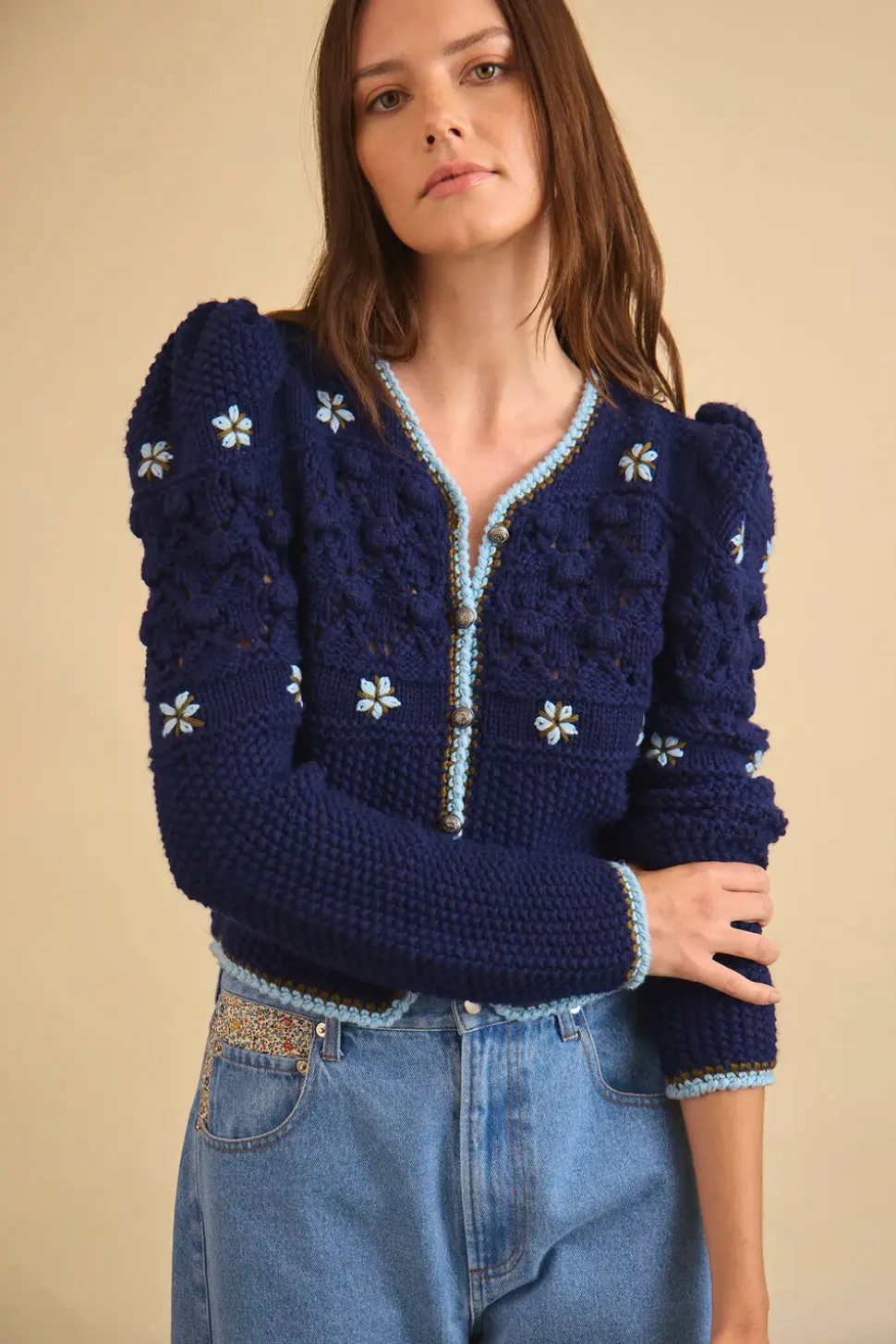 Willow Cardigan in Navy