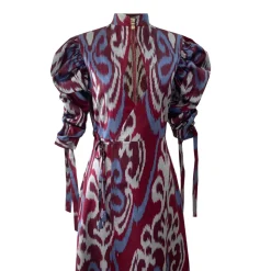 Wine Candela Dress