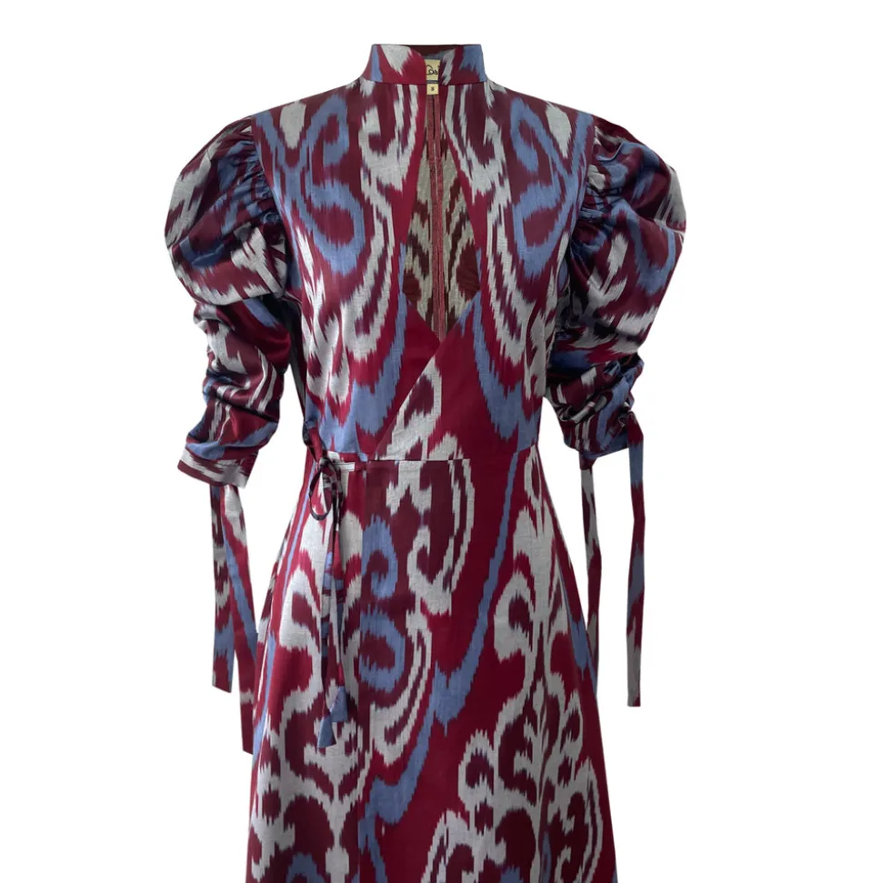 Wine Candela Dress