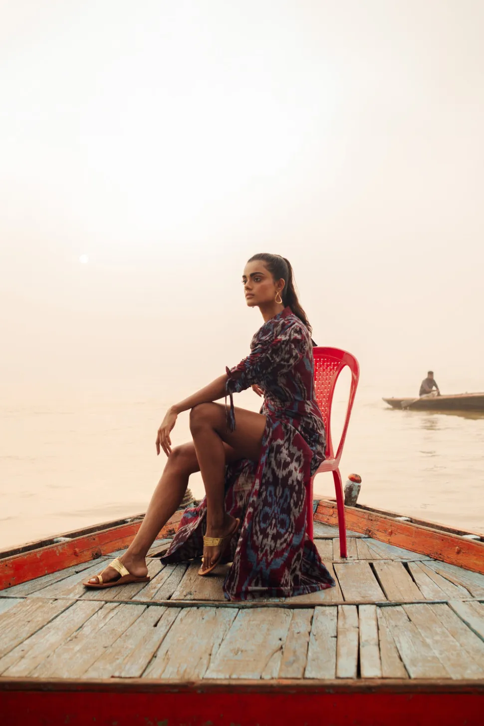 Wine Candela Dress