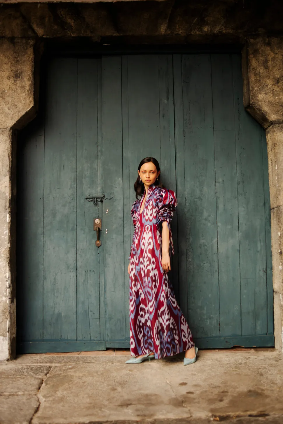 Wine Candela Dress