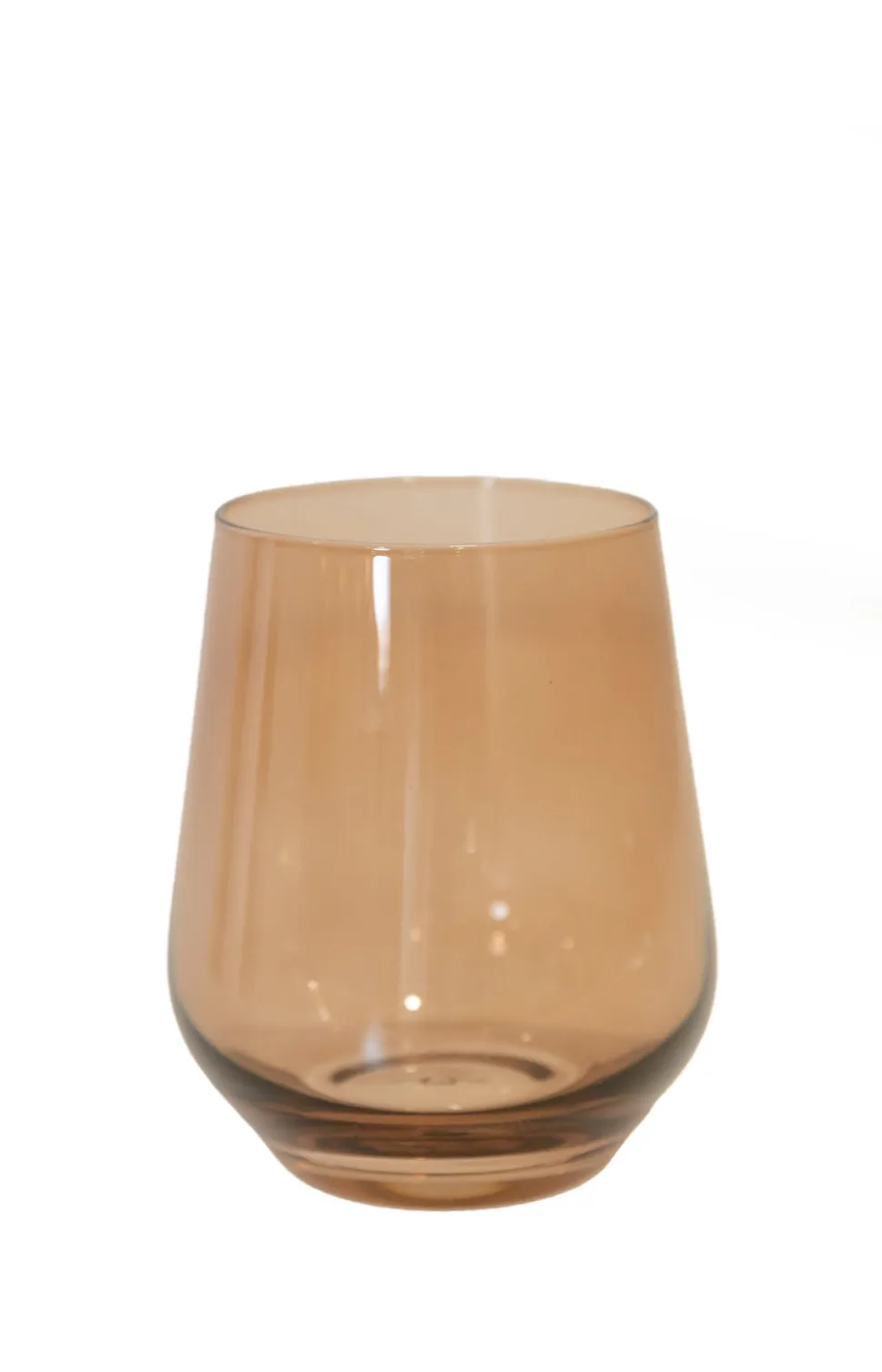 Wine Stemless, Set of 6 Amber Smoke