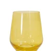 Wine Stemless, Set of 6 Yellow