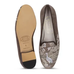 Winter Garden Mink Velvet Slipper