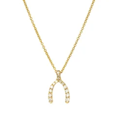 Wishbone Charm Necklace