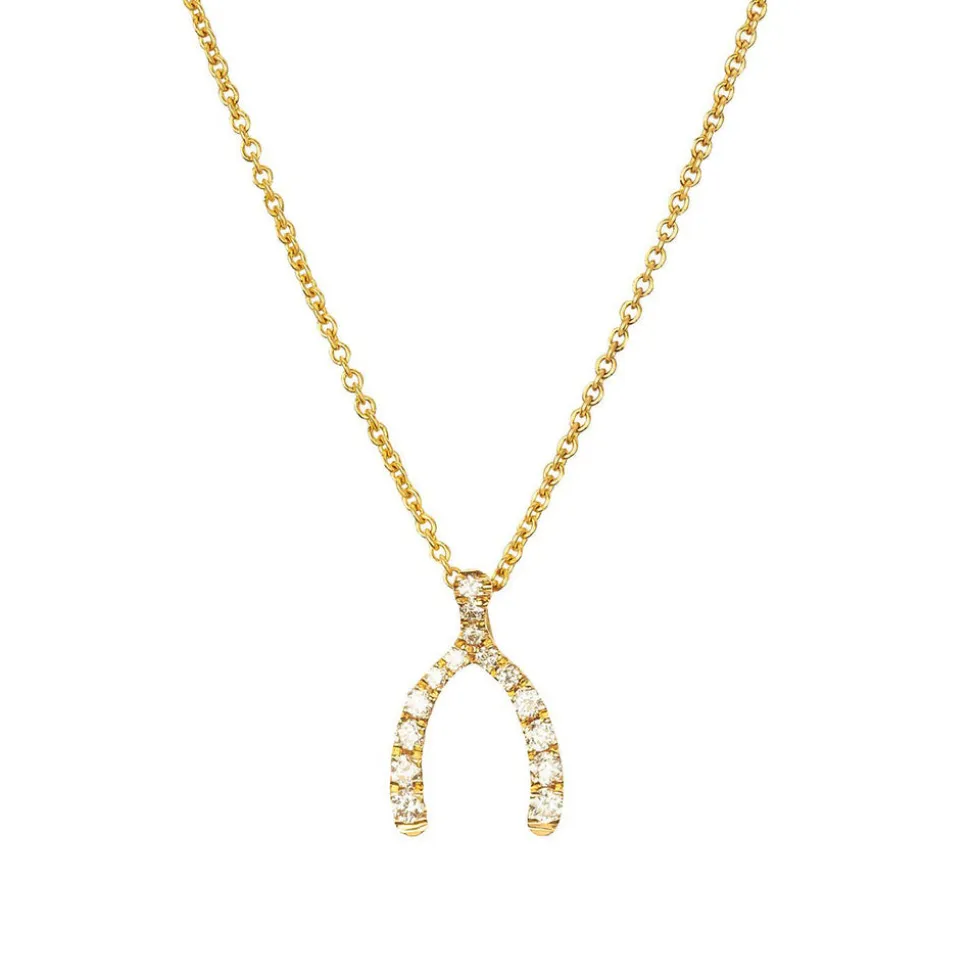 Wishbone Charm Necklace