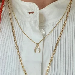 Wishbone Charm Necklace