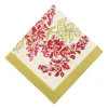 Wisteria Green & Pink Napkins, Set of 6