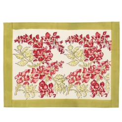 Wisteria Mats in Pink & Green, Set of 6