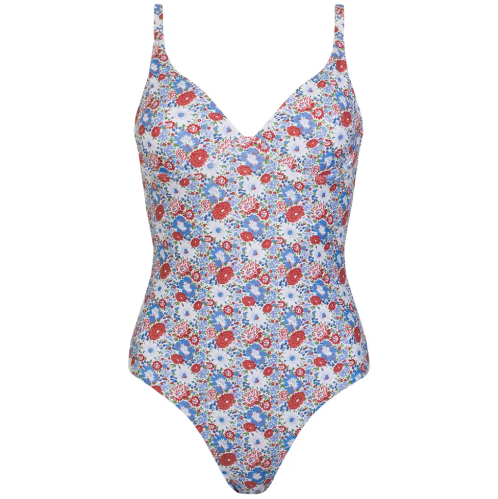 Women’s Americana Blossom V-Neck One Piece
