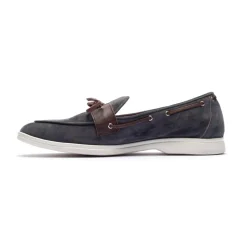Women's Blue Suede Barca Yacht Loafer