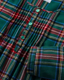Women’s Brushed Twill Beatrice Nightgown in Kensington Tartan