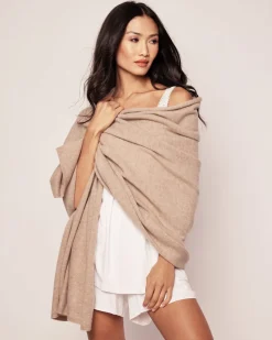 Women’s Cashmere Wrap in Beige