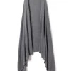 Women’s Cashmere Wrap in Dark Grey