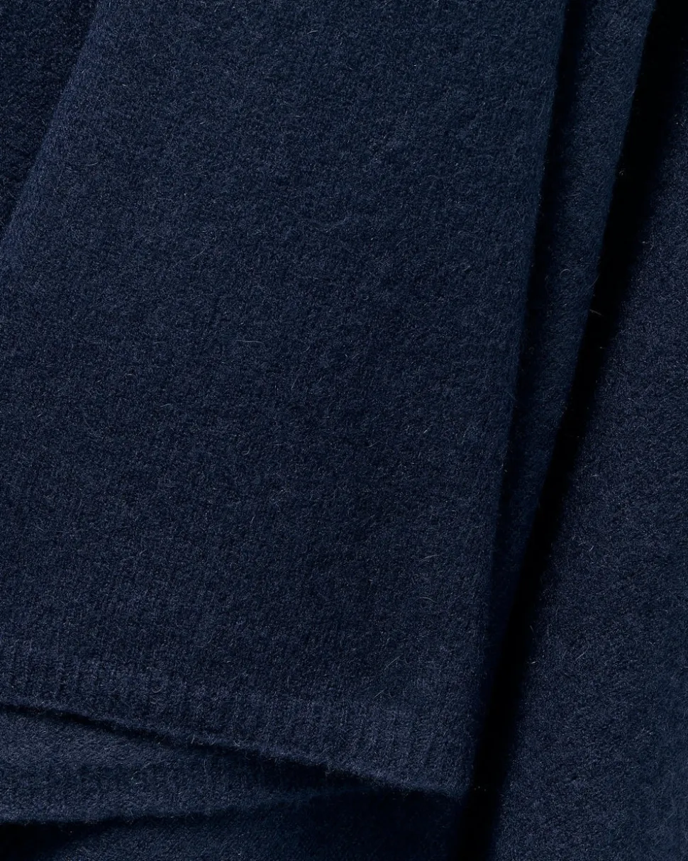 Women’s Cashmere Wrap in Navy