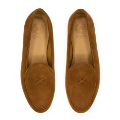 Women's Cognac Suede Milano