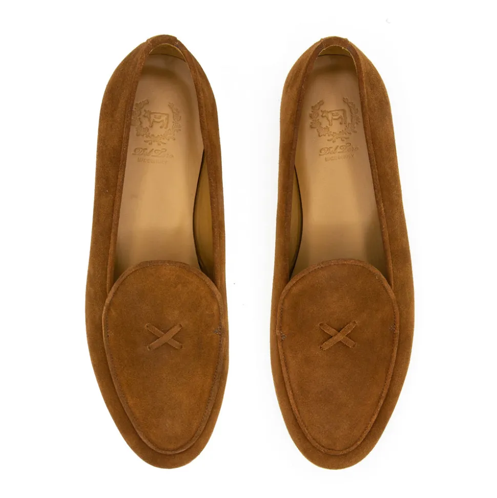 Women's Cognac Suede Milano