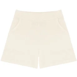 Women’s Cream Knit Shorts
