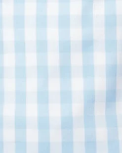 Women’s Light Blue Gingham Pajama Set