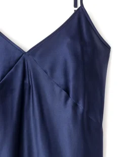 Women’s Navy Silk Cosette Night Dress