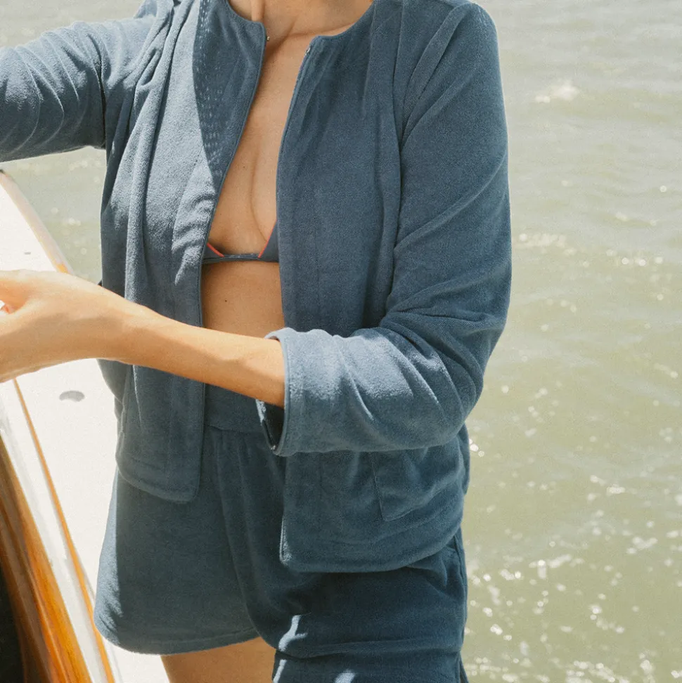 Women’s Newport Navy French Terry Shorts