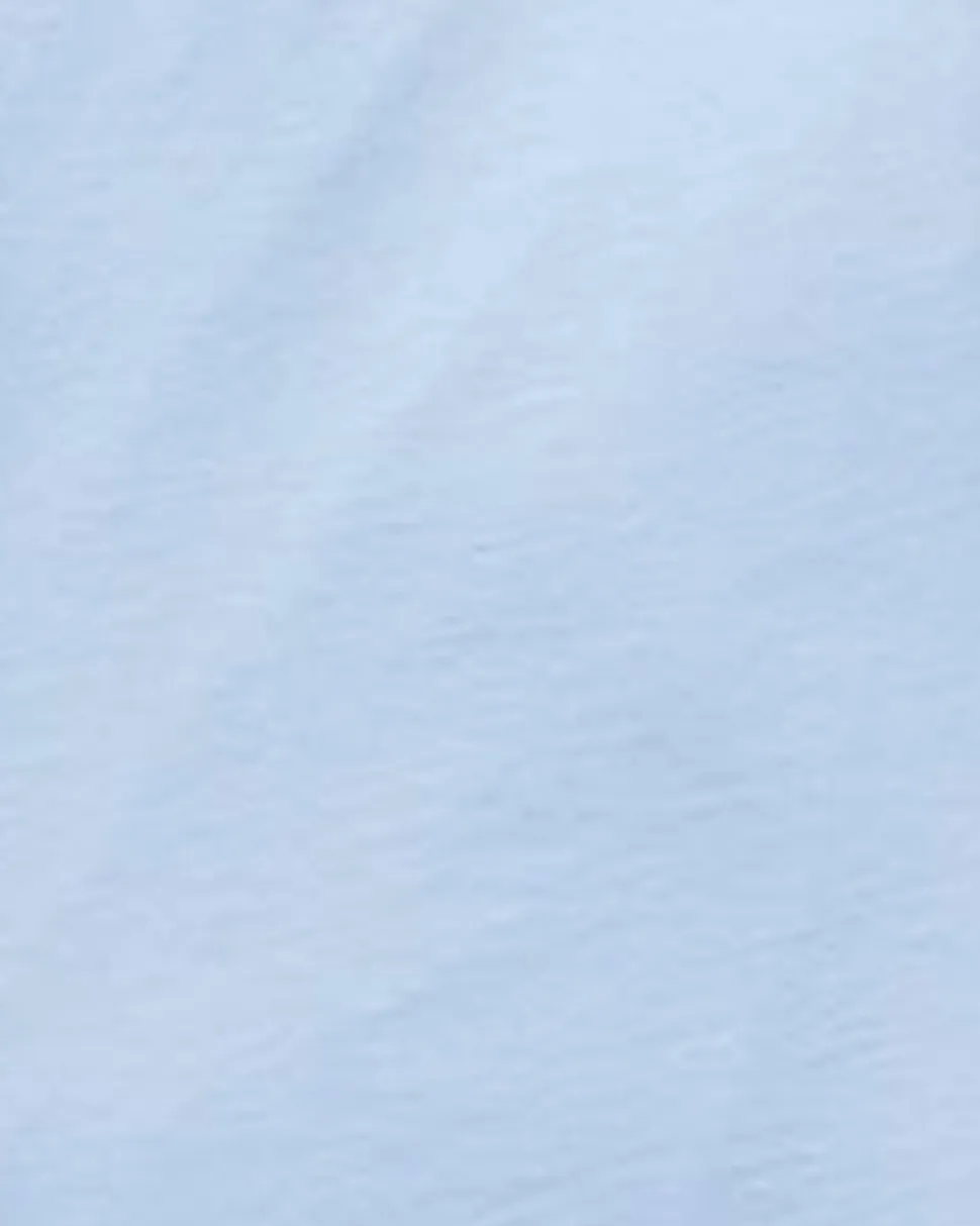 Women’s Pima Cotton Periwinkle Long Sleeve Short Set