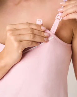Women’s Pima Maternity Camisole in Pink