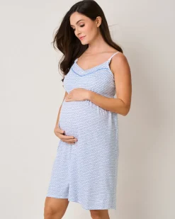 Women’s Pima Maternity Nightgown in La Mer