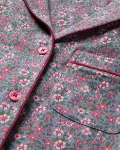 Women’s Pima Nightshirt in Fleurs de Saison