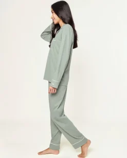 Women’s Pima Pajama Set in Sage