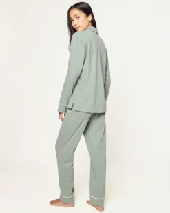 Women’s Pima Pajama Set in Sage