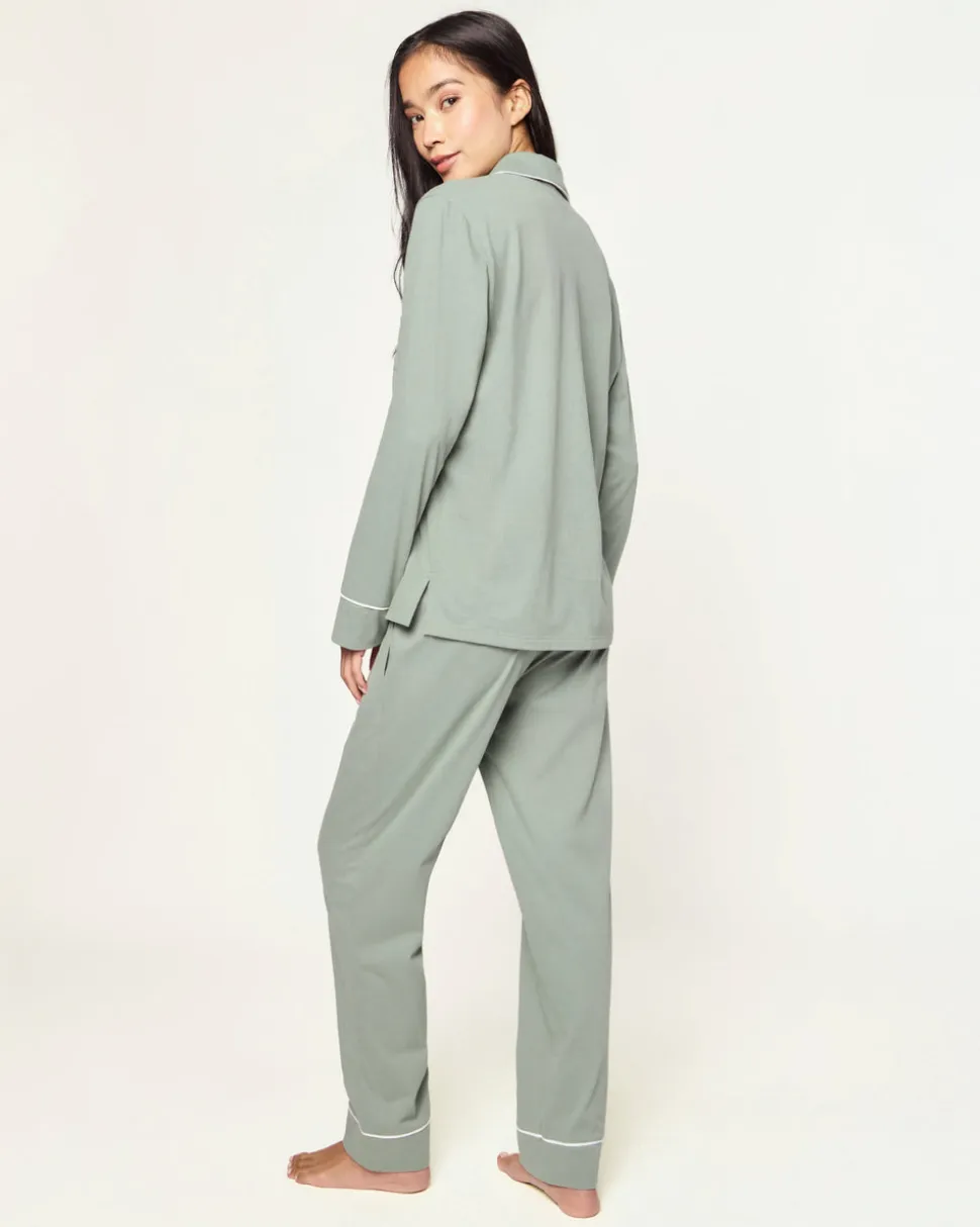Women’s Pima Pajama Set in Sage