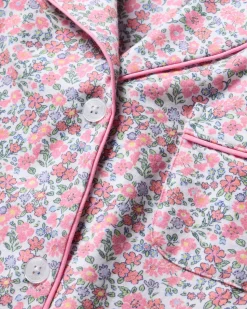 Women’s Pima Pajama Set in Fleurs de Rose